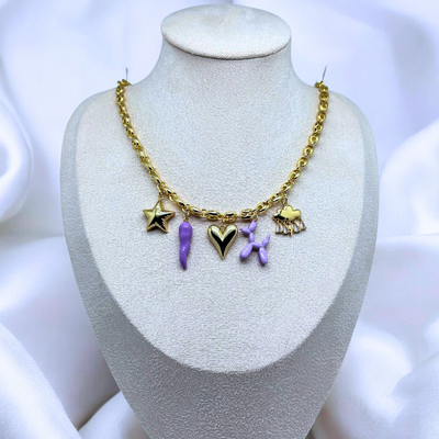 Verspielte Sternen-Halskette (Handgefertigt & Limitierte Auflage)