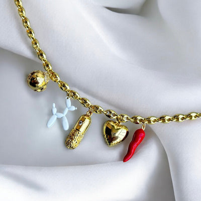 Verspielt Charm Halskette (Handgemacht & Limitierte Auflage)