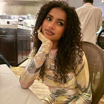 Zara Initial Diamant Halskette