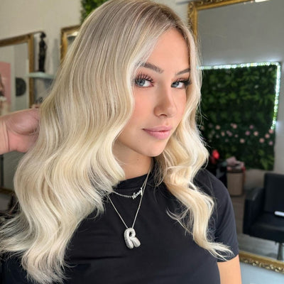 Zara Initial Diamant Halskette