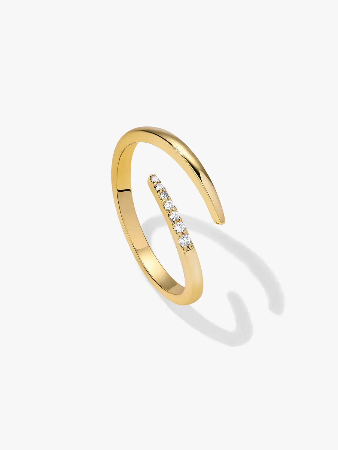 Wickelring mit Kristallkrallen