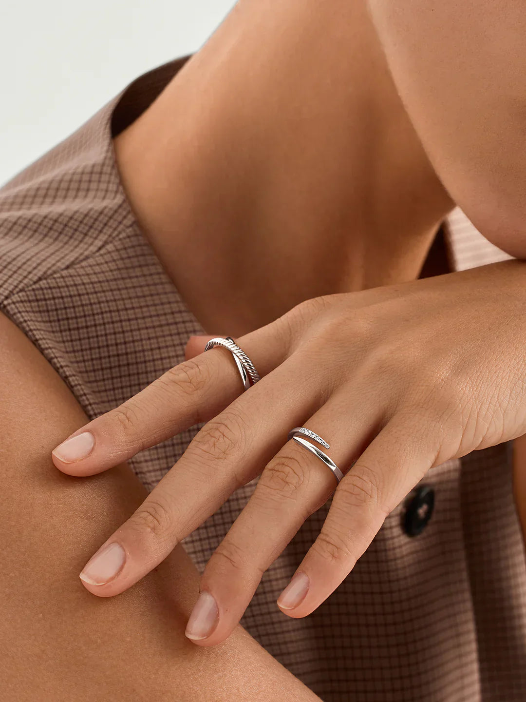 Wickelring mit Kristallkrallen