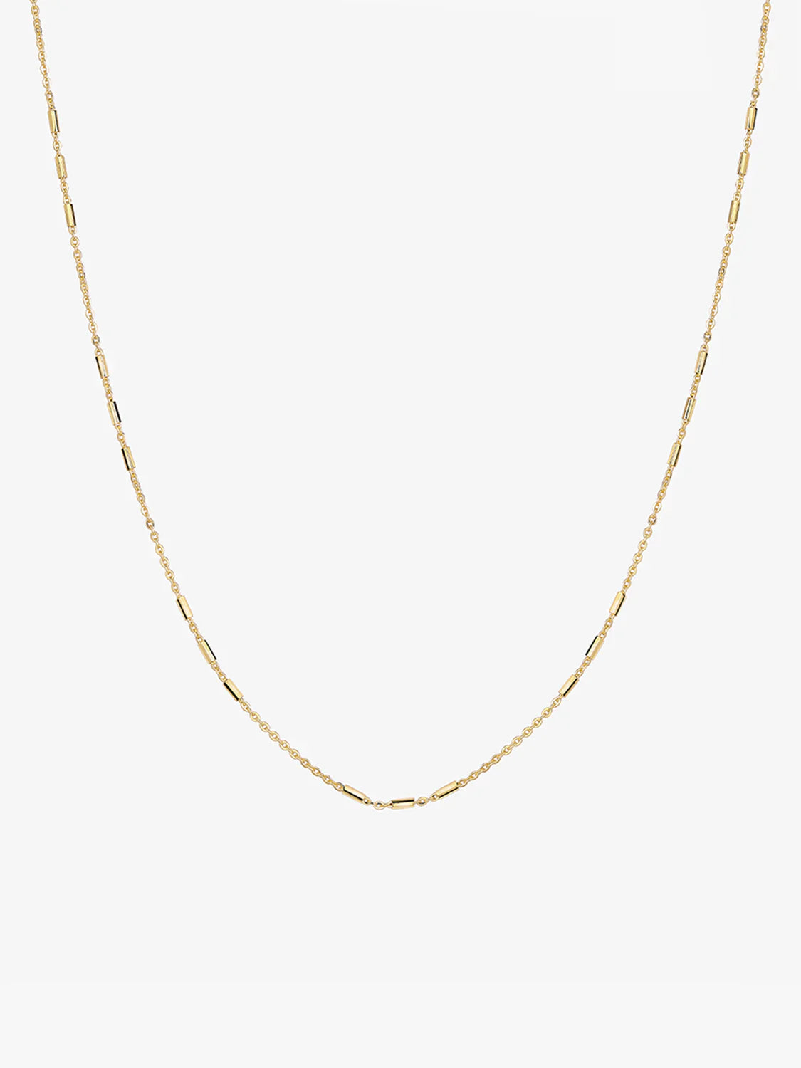 Zylinderperlen-Kettenhalskette