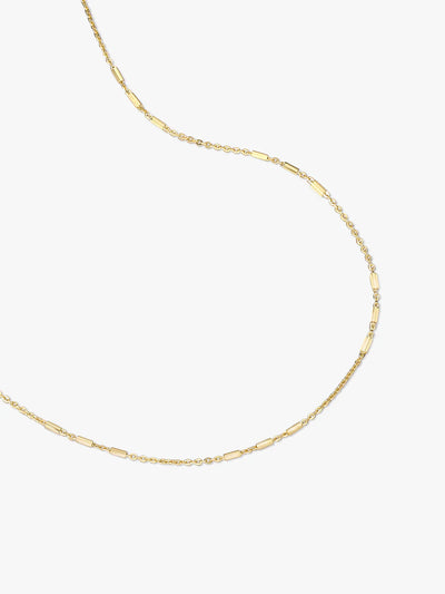 Zylinderperlen-Kettenhalskette