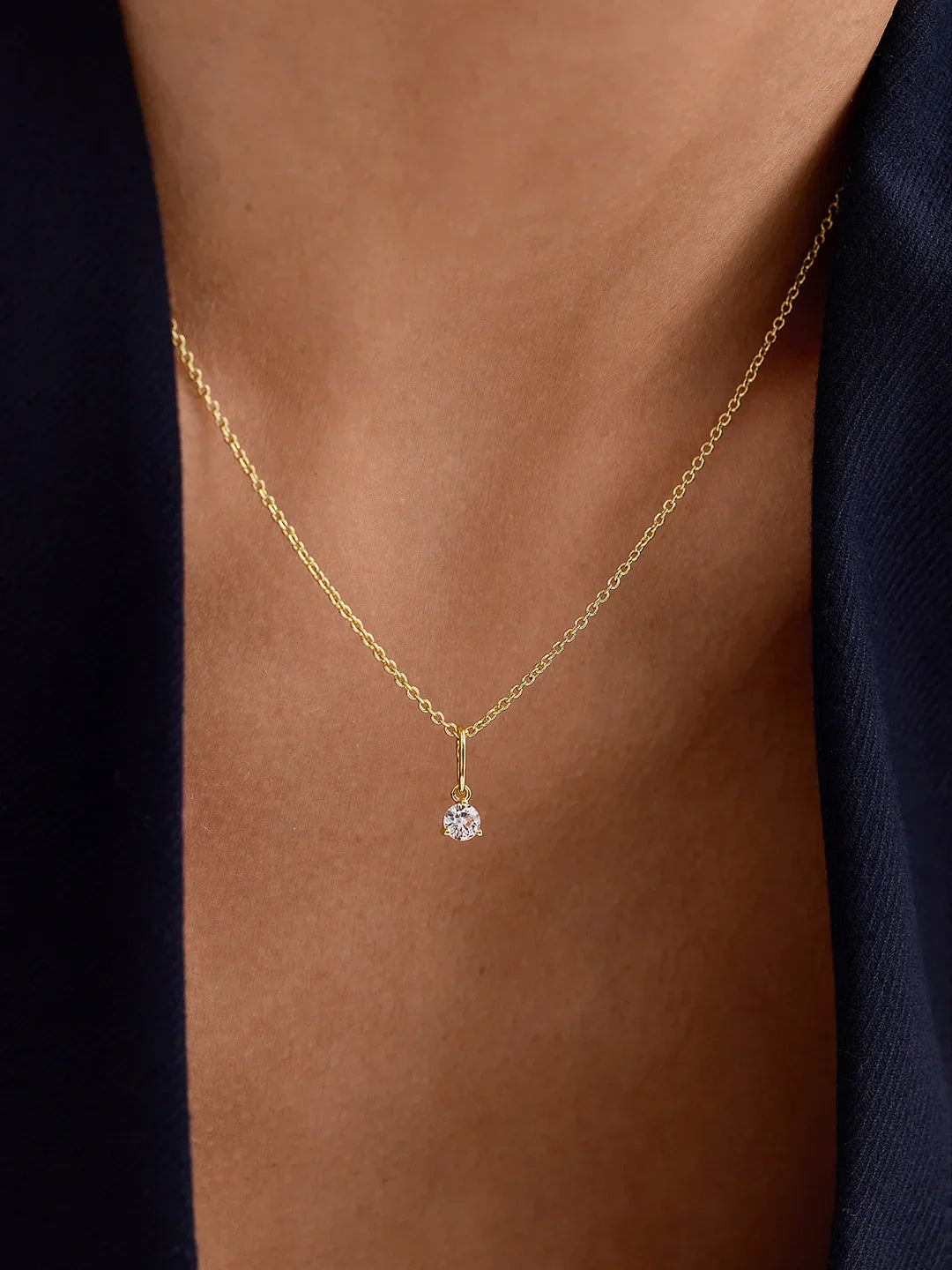 Weißer Saphir Anhänger