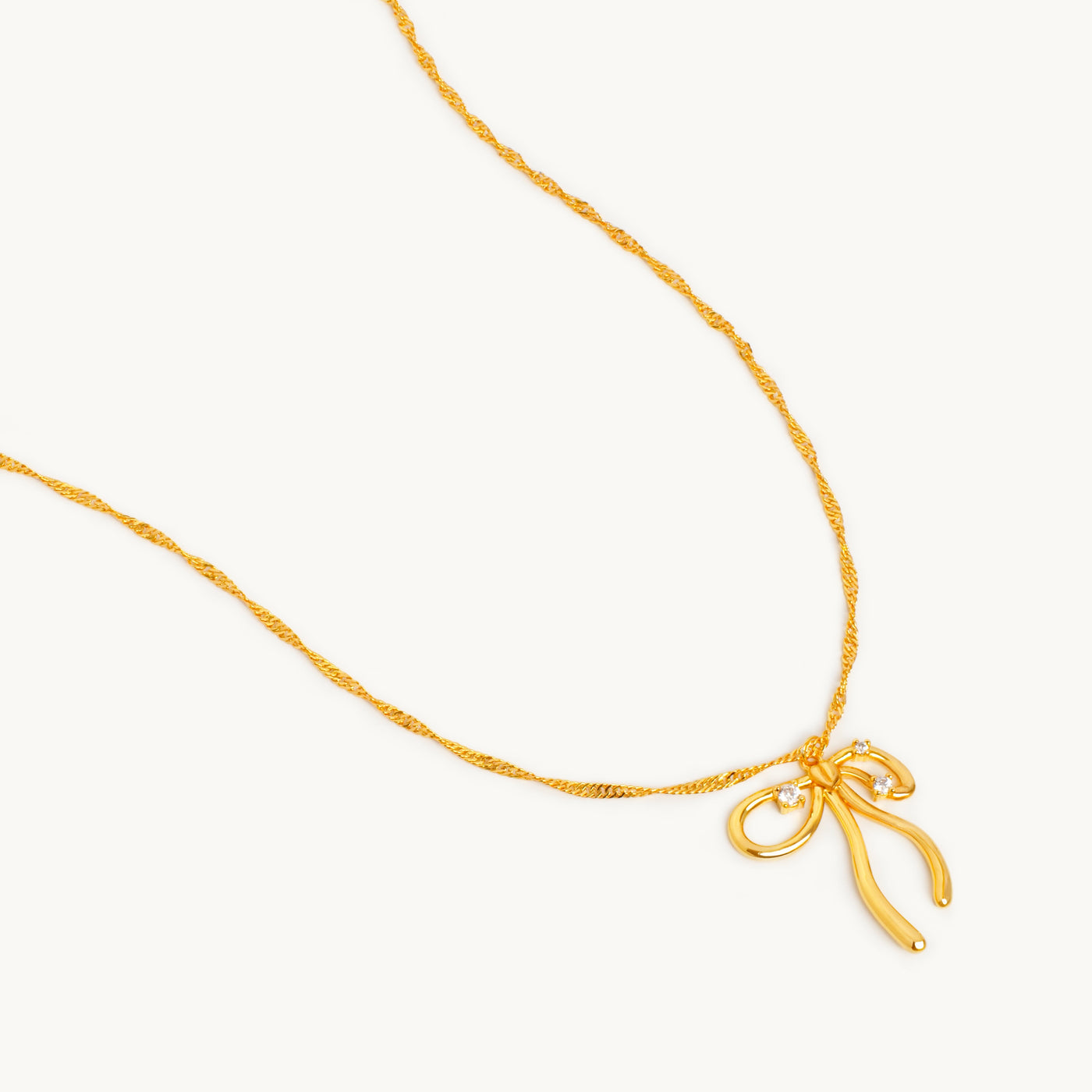 Aine Bogen Halskette