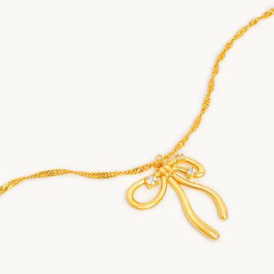 Aine Bogen Halskette