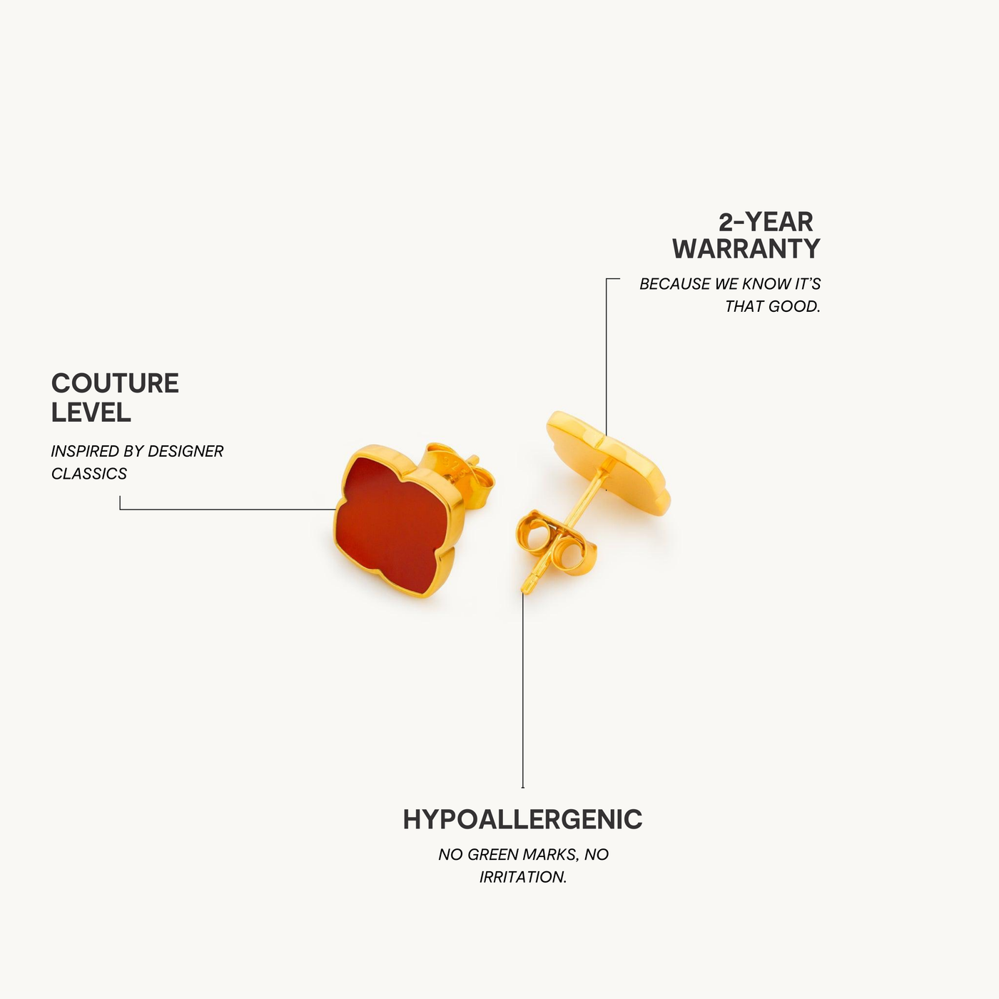 Amaya Rubin Ohrringe