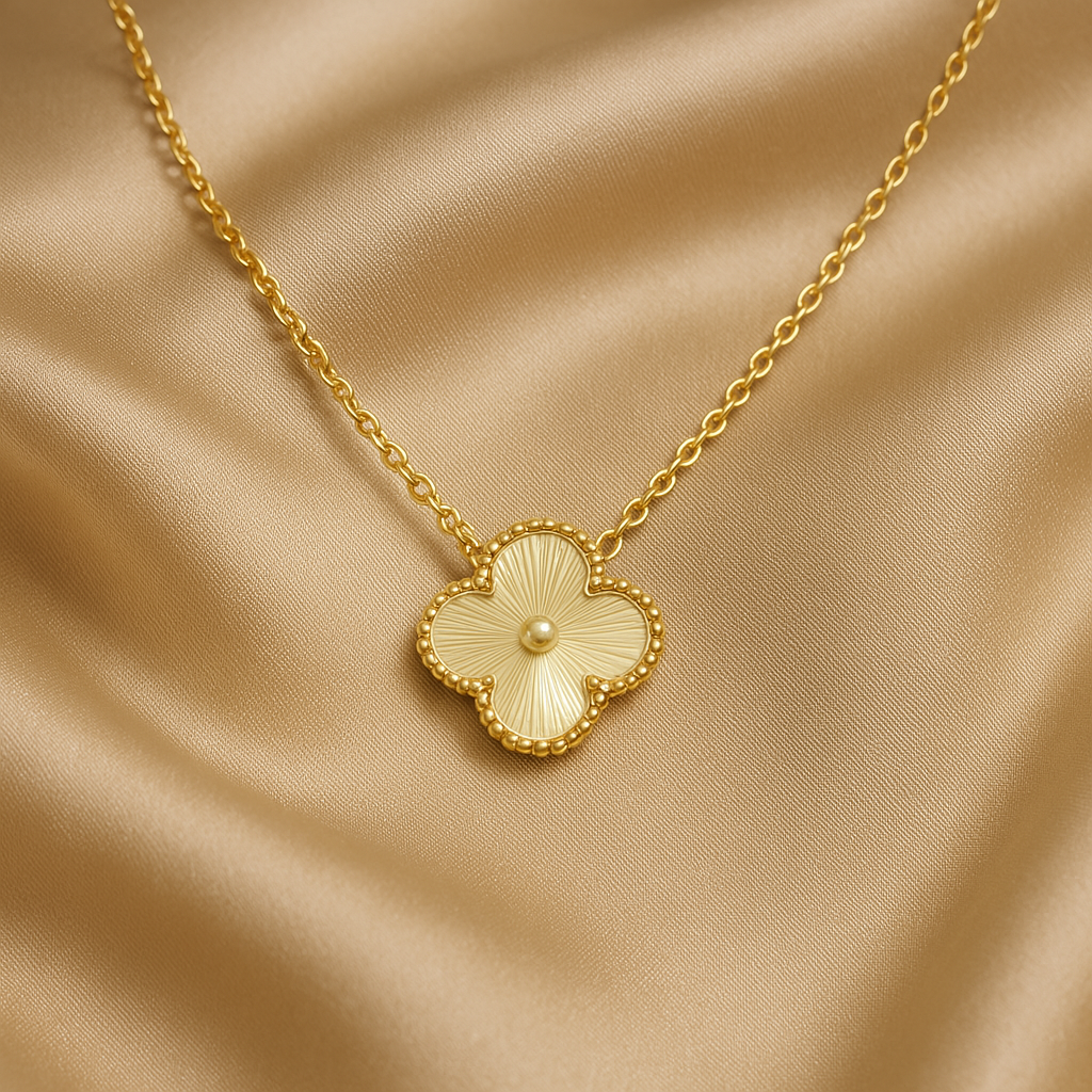 CLOVER | GOLD NECKLACE
