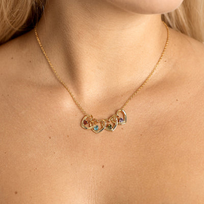 1-5 Herz- & Namensanhänger Halskette