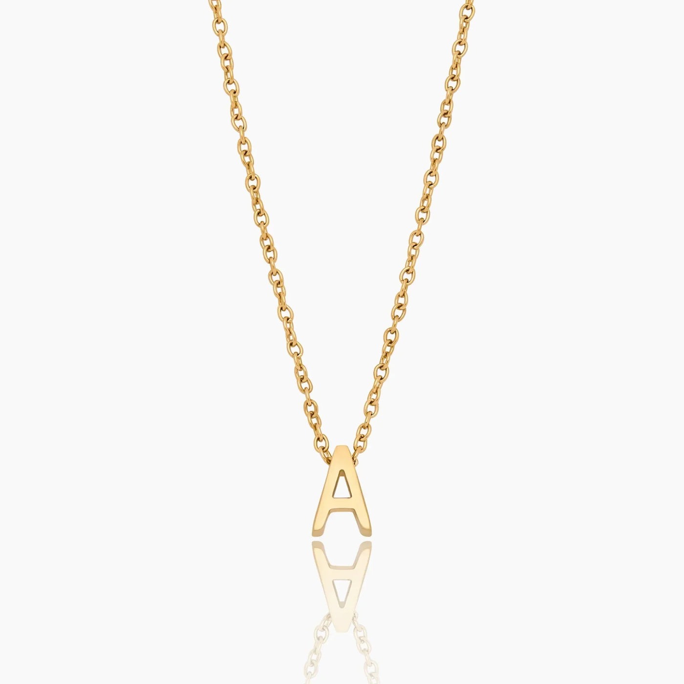 Zarte Initialen Charm-Halskette