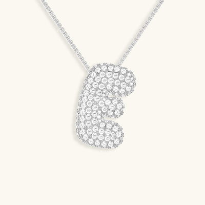 Zara Initial Diamant Halskette