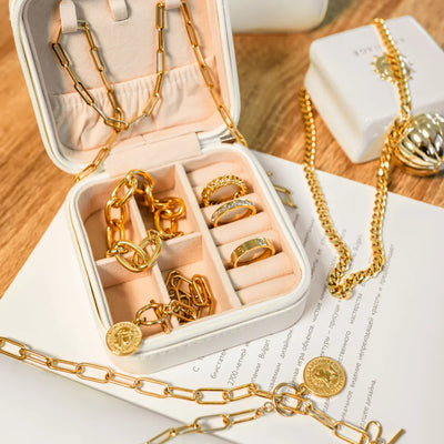 10 CENT TOGGLE HALSKETTE - GOLD