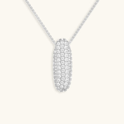 Zara Initial Diamant Halskette