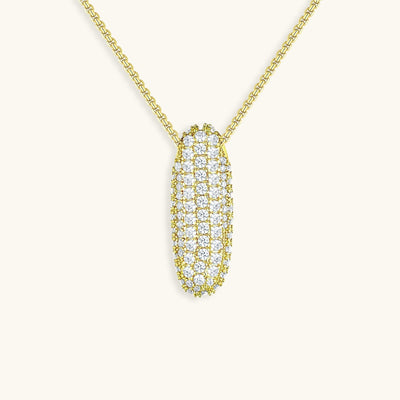 Zara Initial Diamant Halskette
