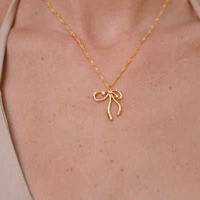 Aine Bogen Halskette