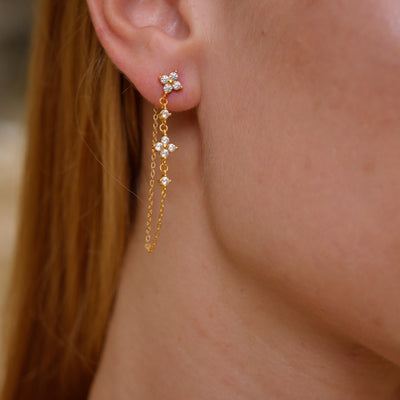 Adella Kettenohrringe