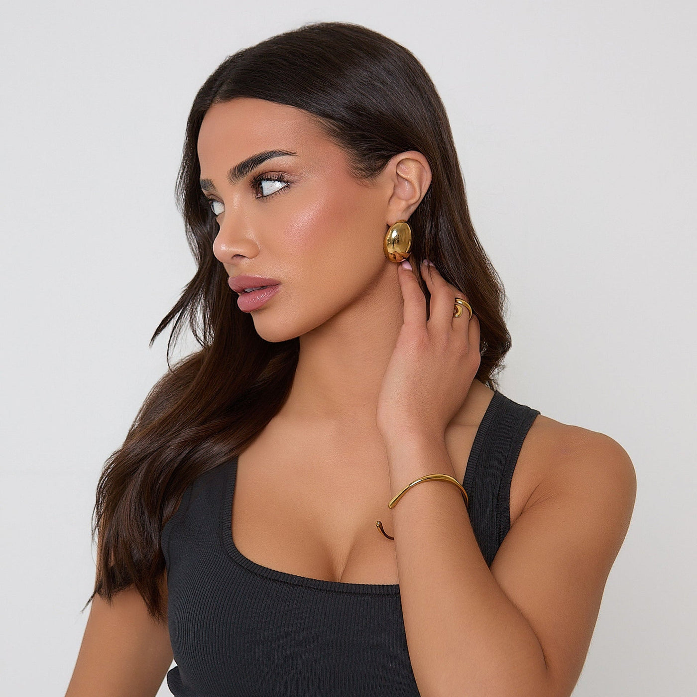 18K GOLDEN BOGENARMBAND