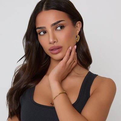 18K GOLDEN BOGENARMBAND