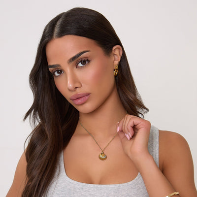 18K GOLD MUSCHELKETTE