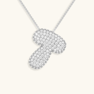 Zara Initial Diamant Halskette