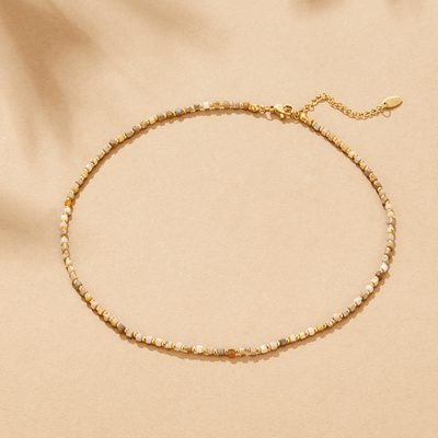 Alashan Stein Perlen Halskette