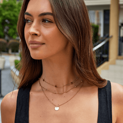 Alberta Rote Kristallkette