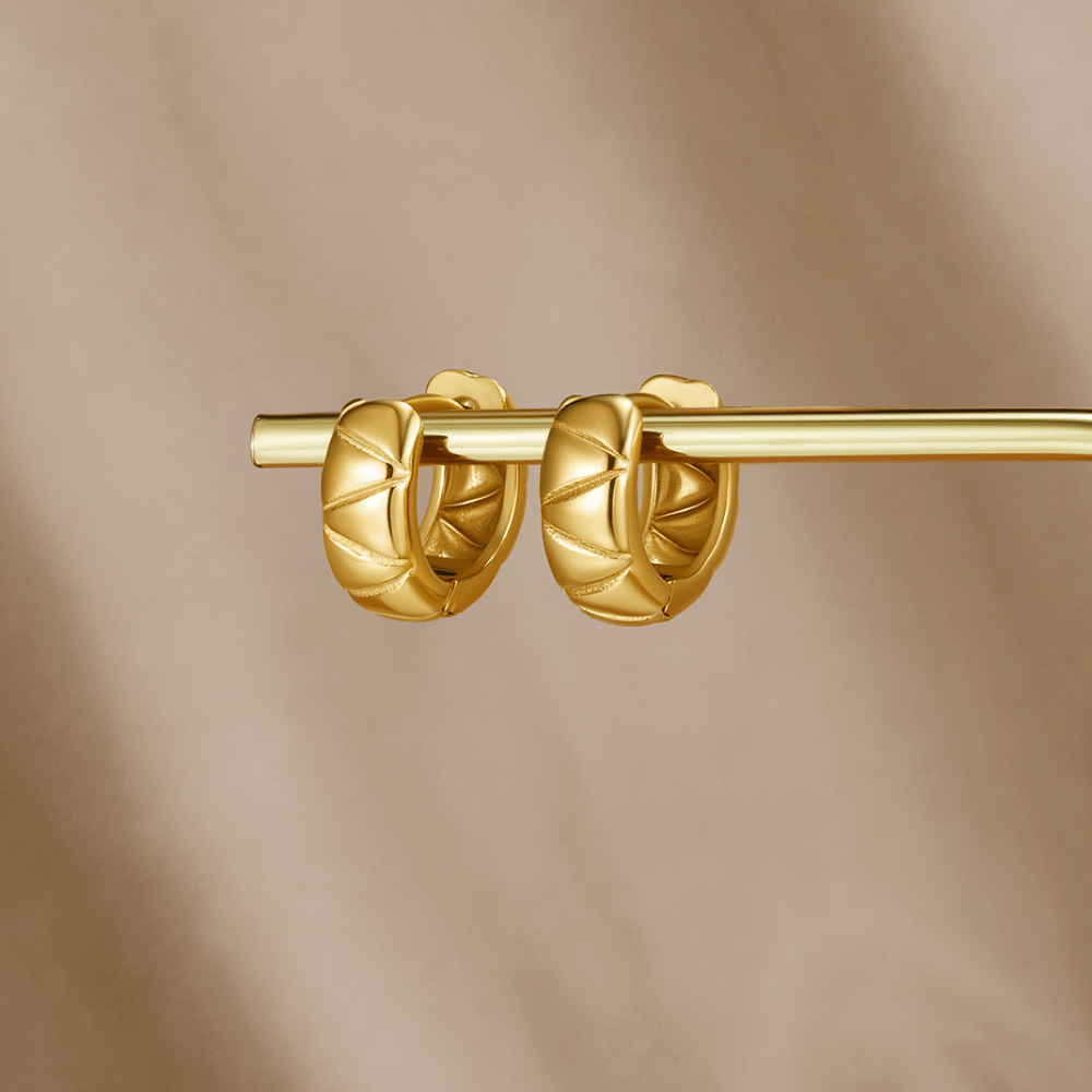 Allison Chunky Hoop Ohrringe