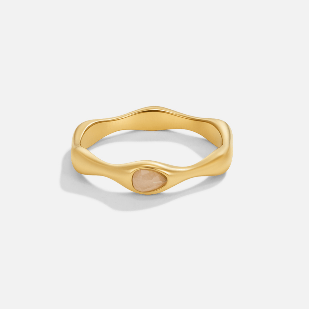 Amalfi Wave Goldring