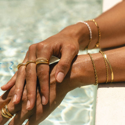 "Tag & Nacht" Ring Set