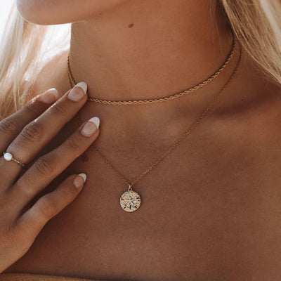 "Calvi" Seil-Ketten-Halskette