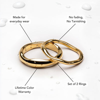 "Gemini" Stapelbare Ringe