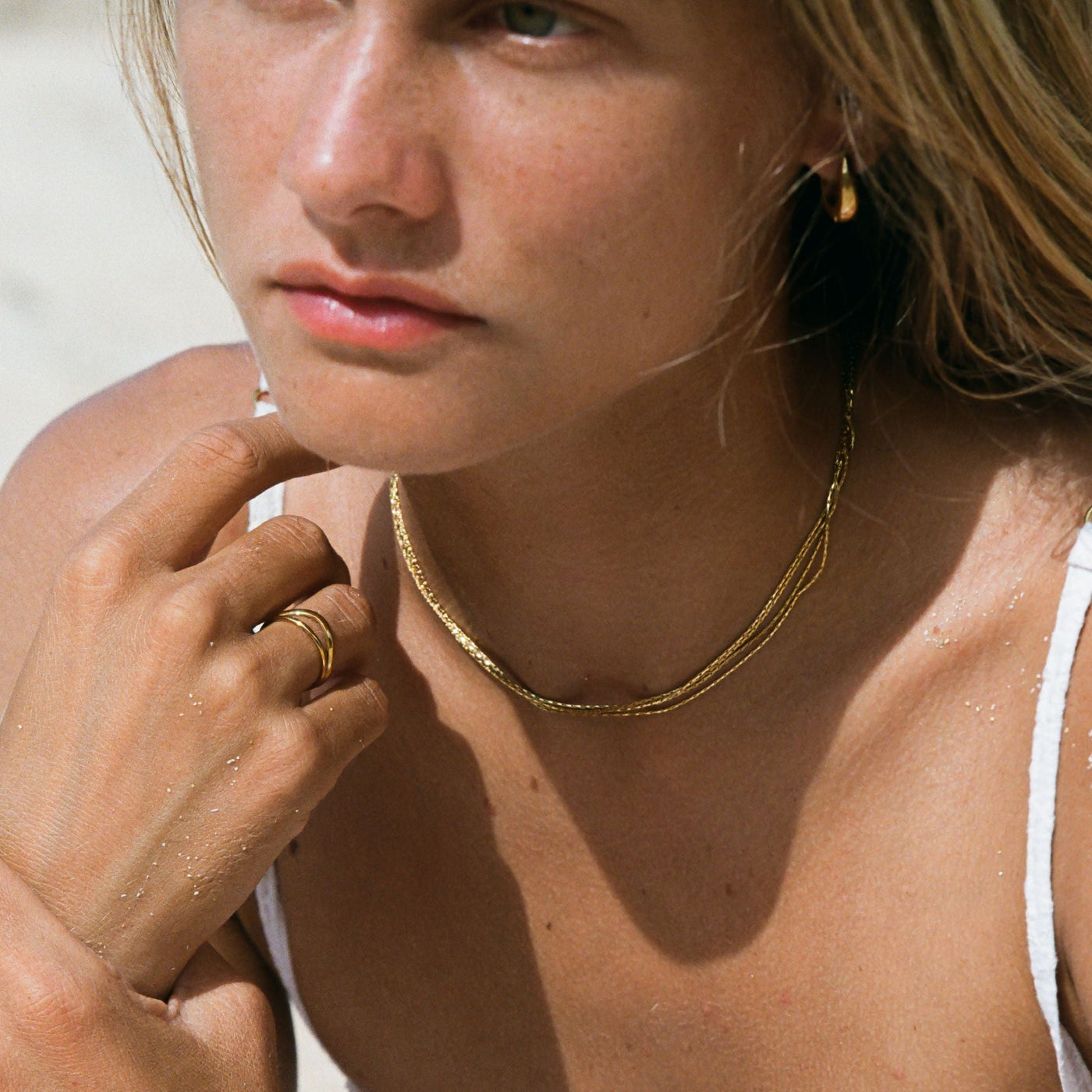 "Riviera" Geschichtete Choker