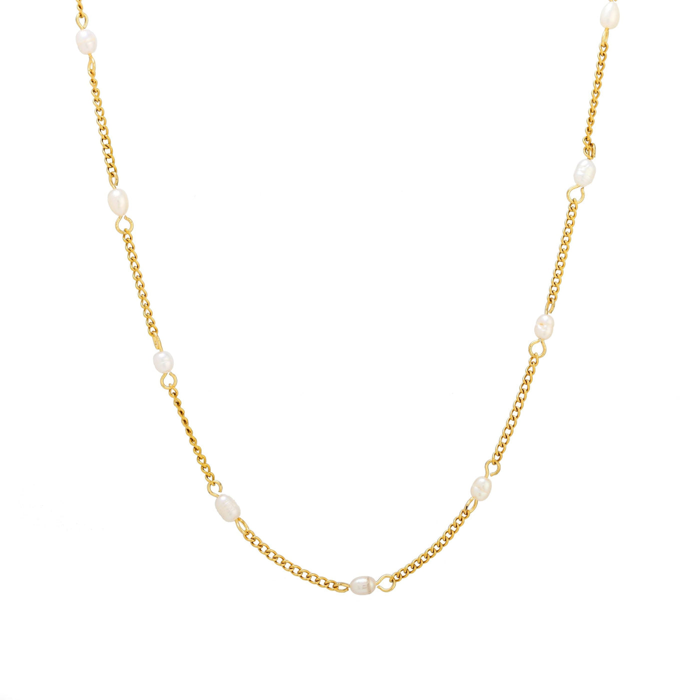Zarte Goldperlen Choker