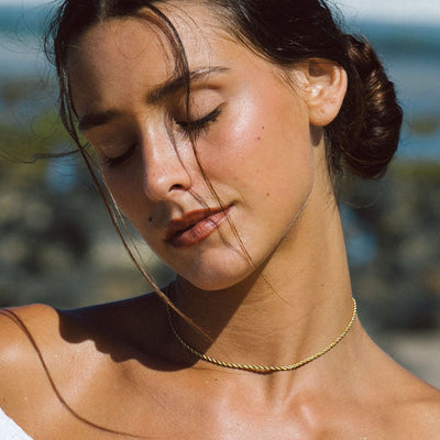 "Calvi" Seil-Ketten-Halskette