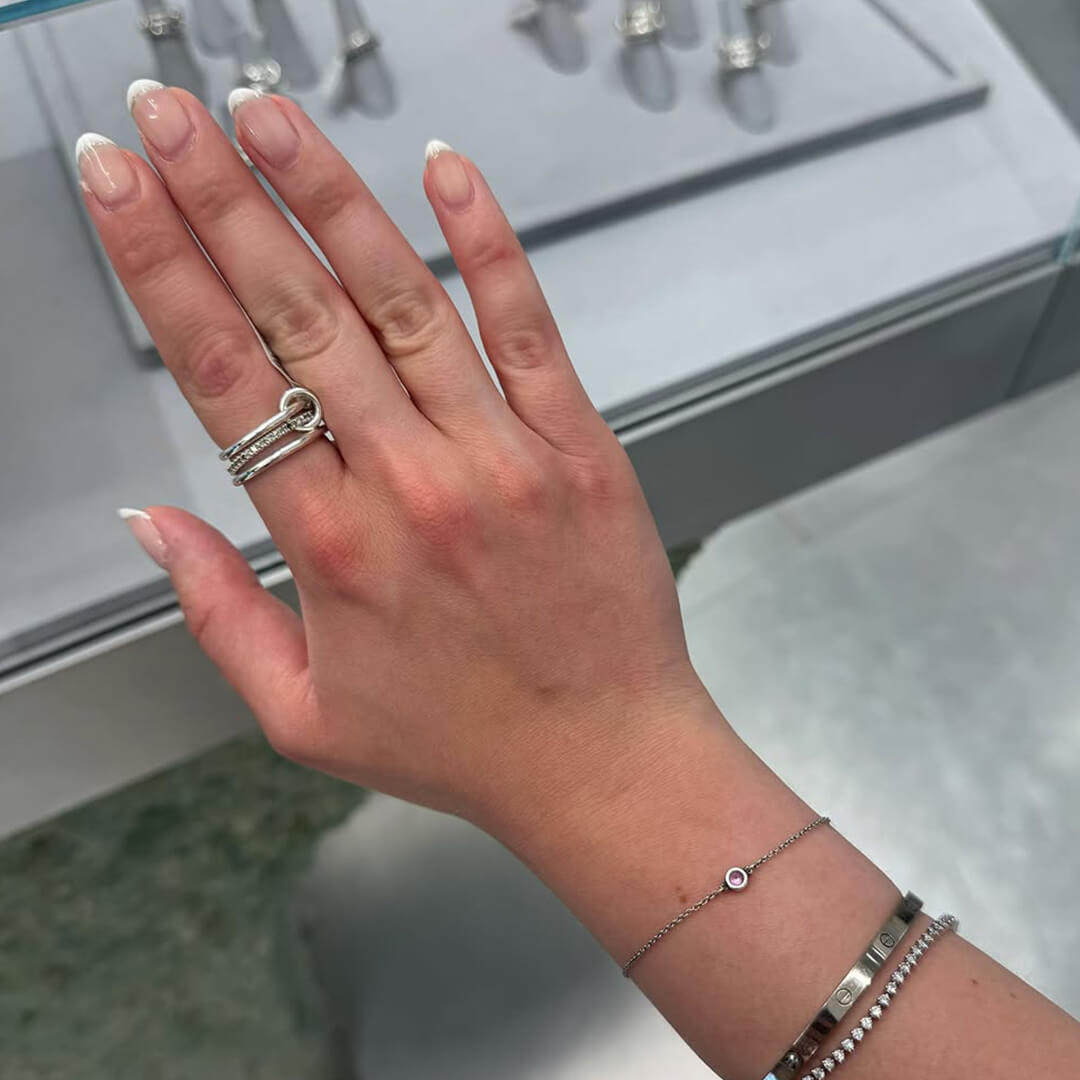 Amélie Klassischer Drei-Stapelring