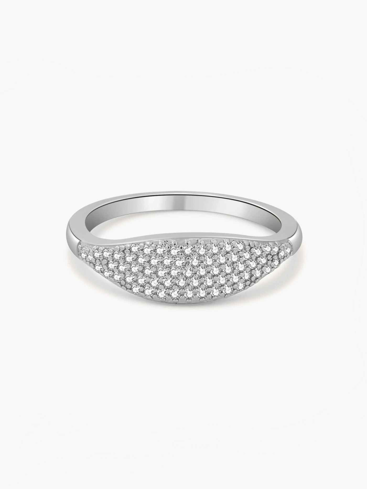 Ameri Rhinestone Dome Band Ring