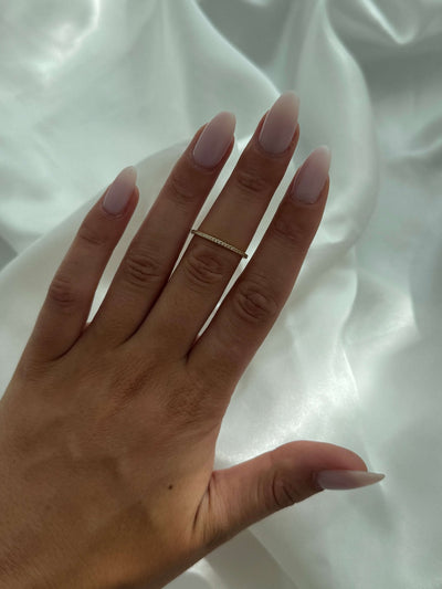 Yalina Slim Pavé Bandring