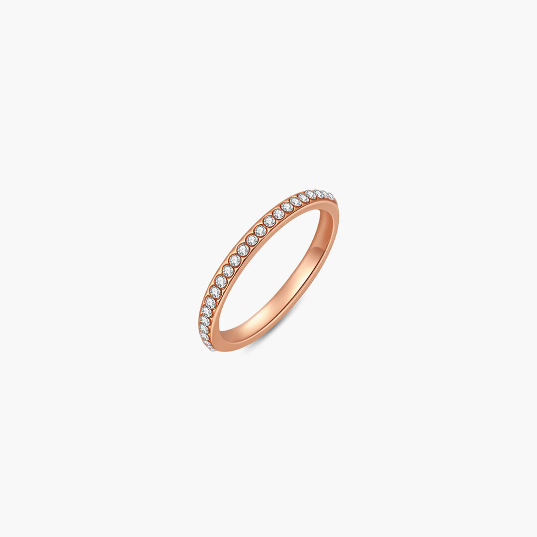 Yalina Slim Pavé Bandring