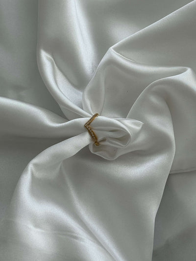 Zariah V-Cut Rhinestone Band Ring